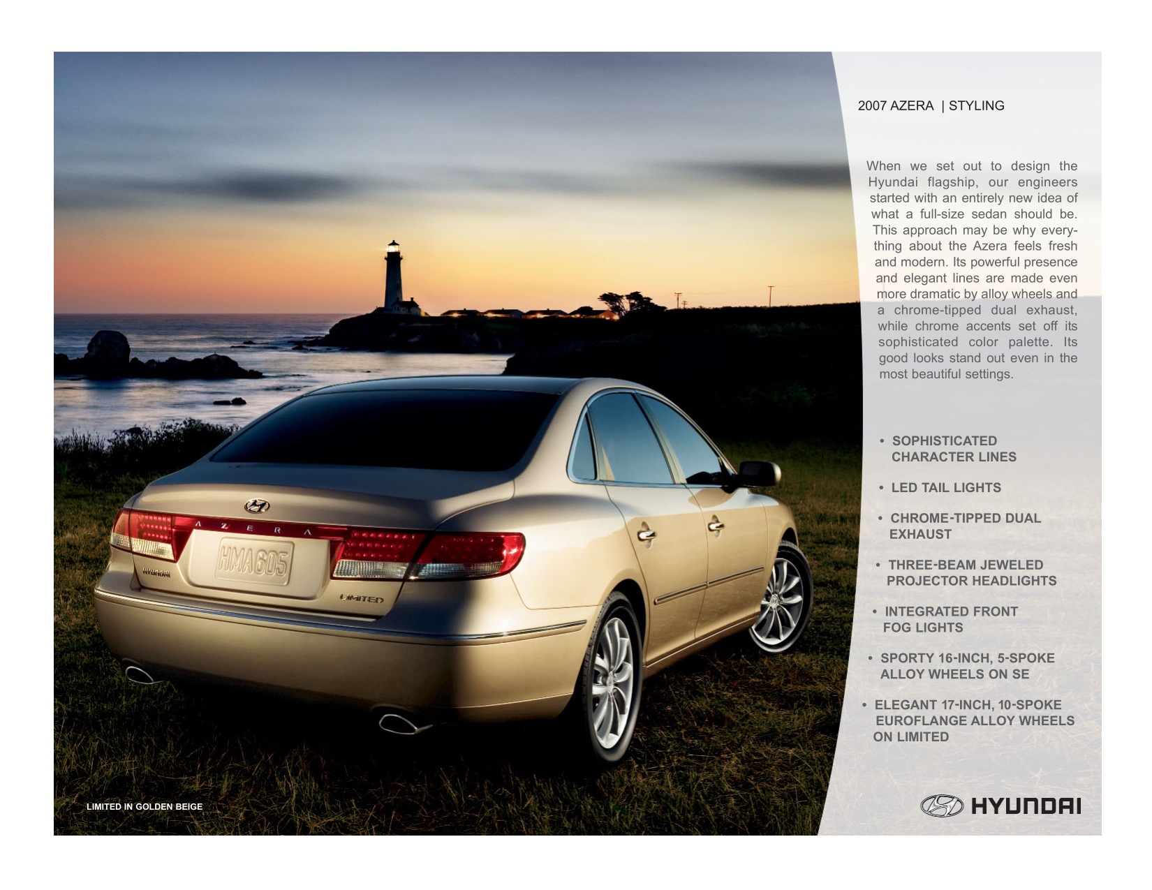2007 Hyundai Azera Brochure Page 10